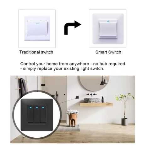 Wi-fi Смарт выключатель MOES