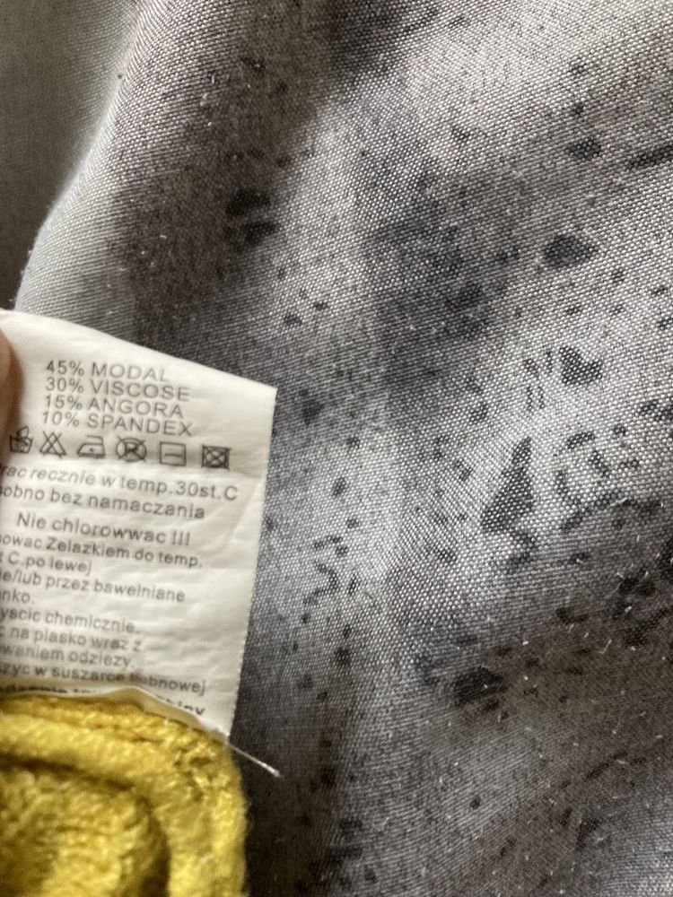 Bluza, sweter musztardowy, r. M