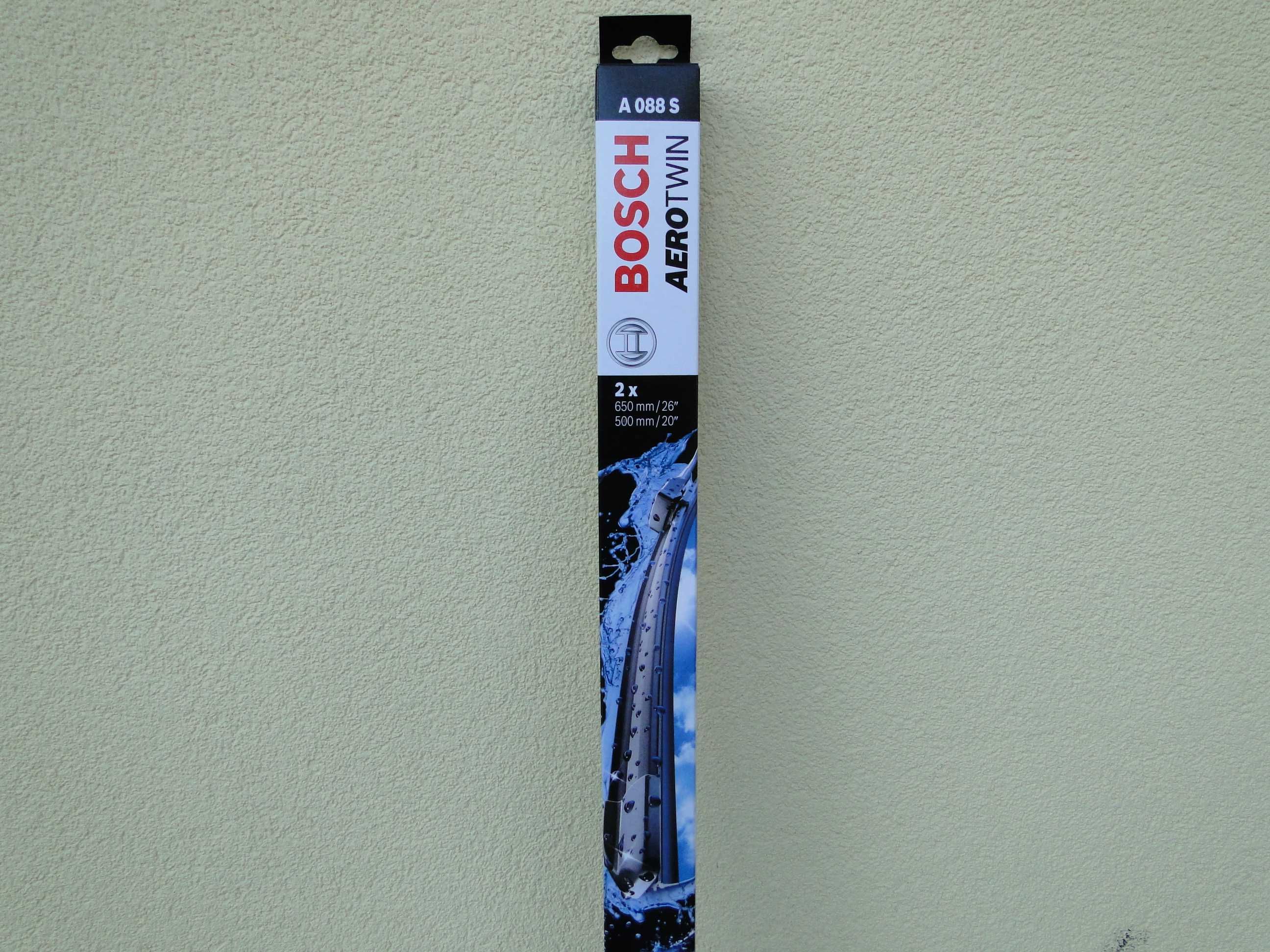Bosch AeroTwin A088S, Zestaw wycieraczek 650/500 mm, Nowe