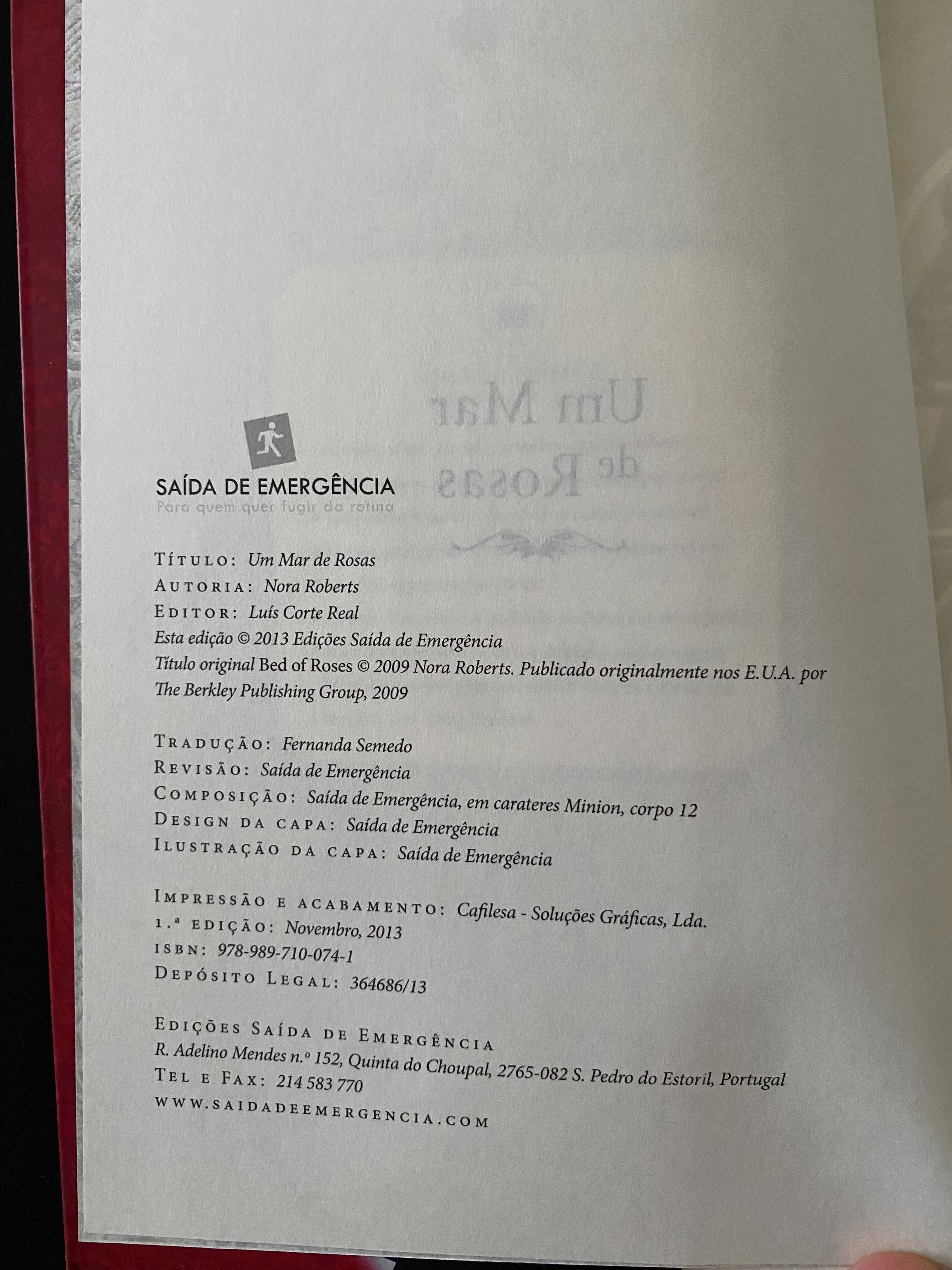 Livro Um Mar de Rosas Quarteto de Noivas - Livro 2 de Nora Roberts