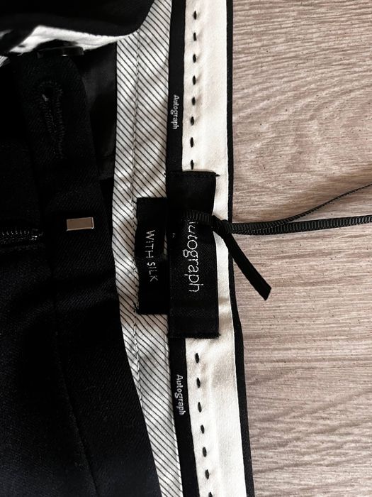 брюки Autograph из смеси шерсти и шелка