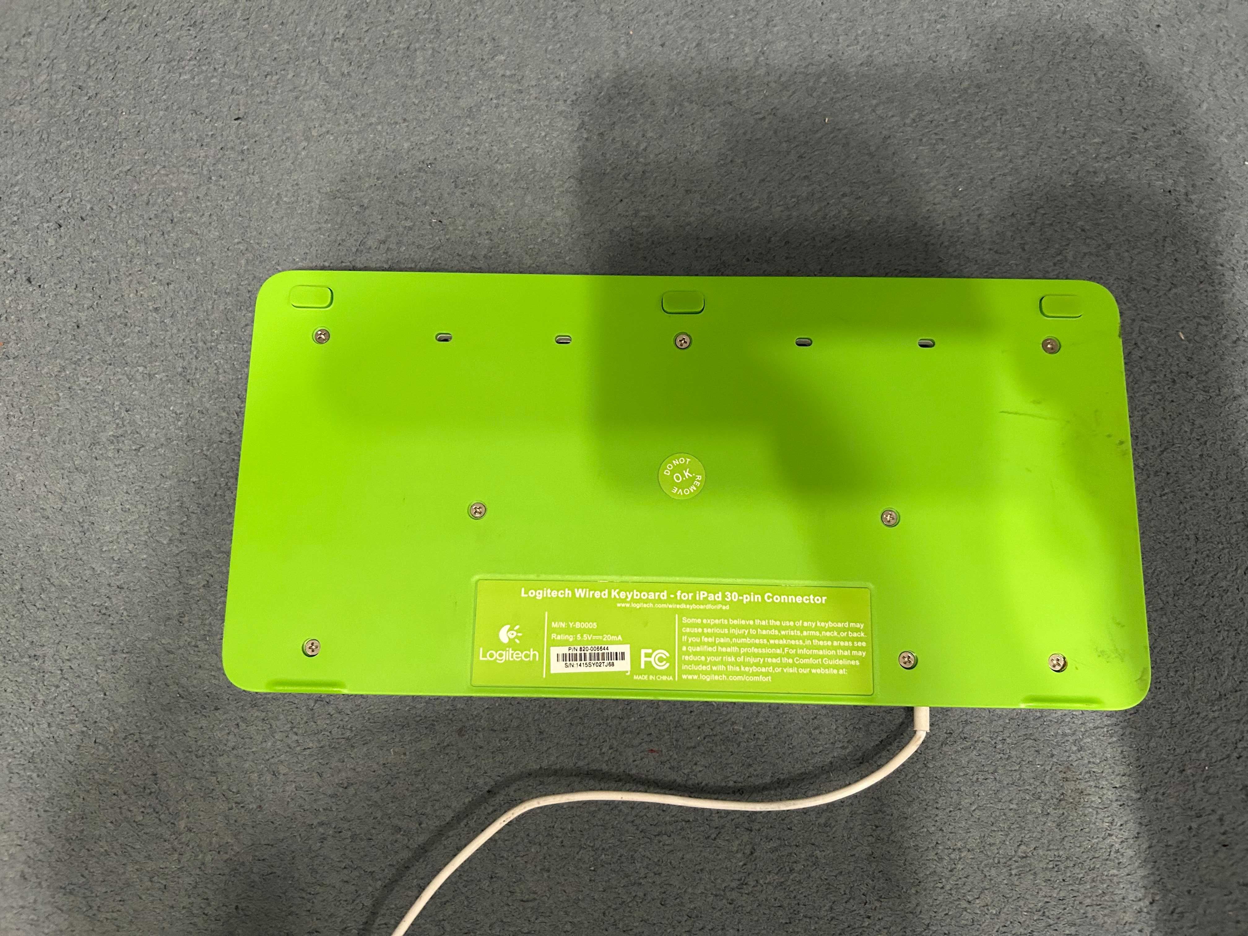 Проводна Клавіатура Logitech 30-Pin Connector Y-B0005 для Apple iPad