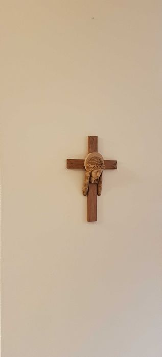 Krzyż zabytkowy drewniany duży