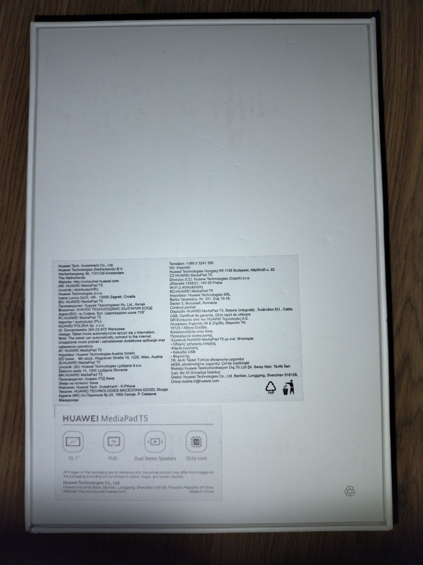 Tablet Huawei MediaPad T5