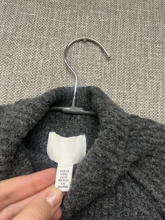 Ідеальна шерстяна тепла вʼязана сукня