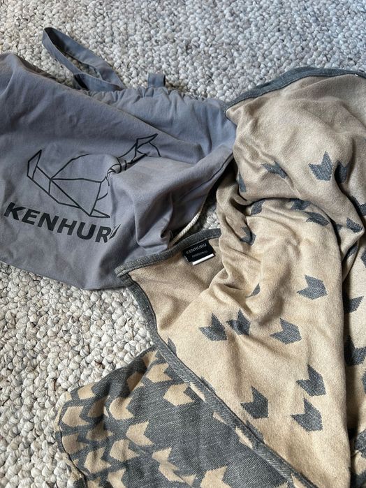 Chusta do noszenia Kenhuru Shevron Axe bawełna/merino/jedwab rozmiar 6