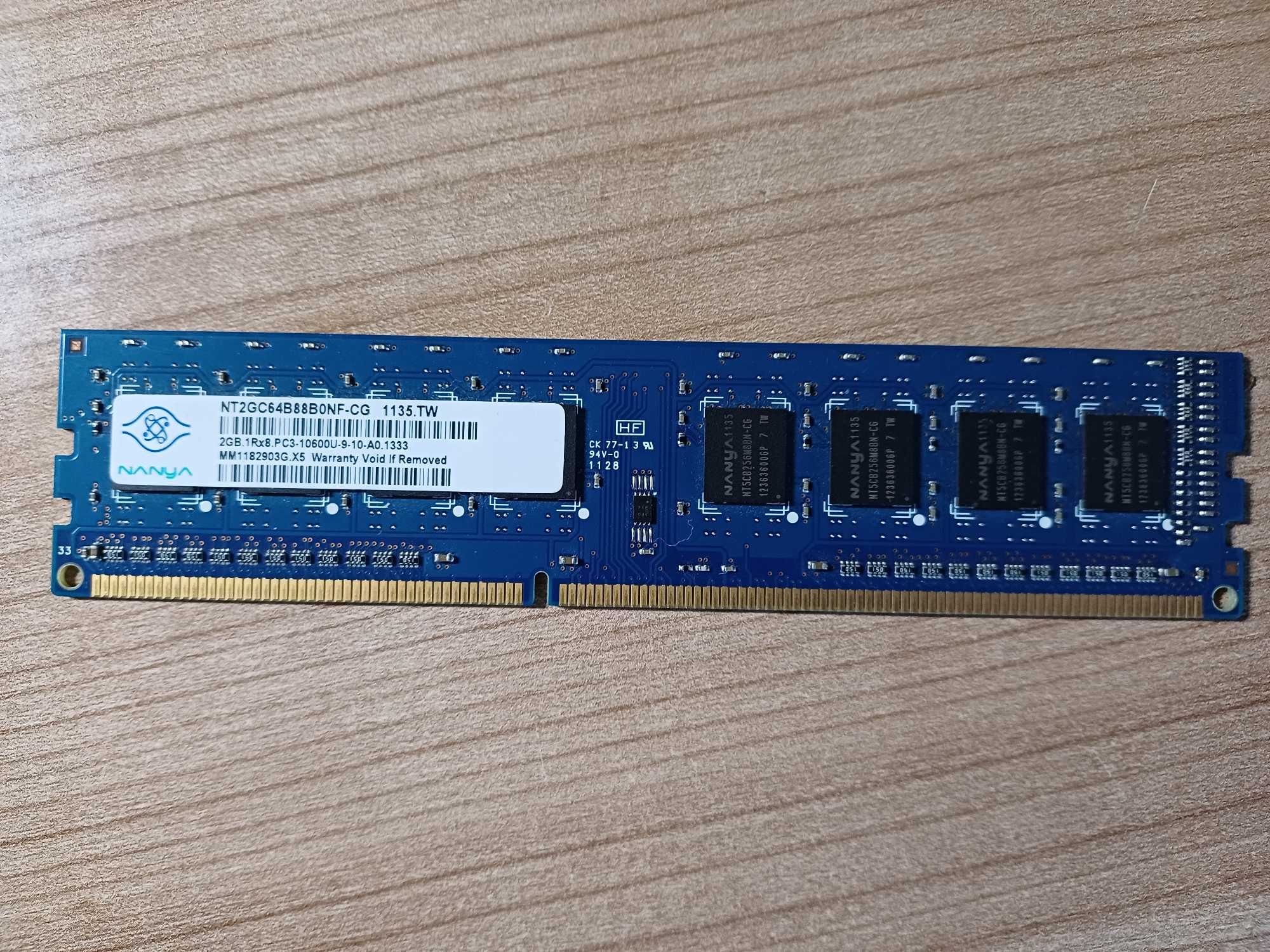 Tanio Pamięć RAM DDR3 2 GB 1333 MHz Nanya