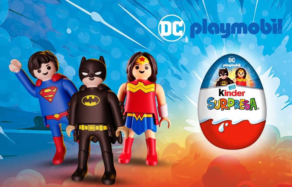 playmobil x DC - Kinder surpresa - troca