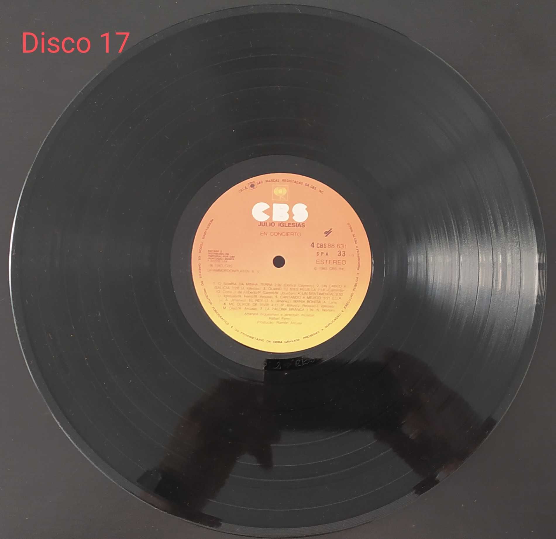 Júlio Iglesias Em Concierto LP Duplo Disco 17