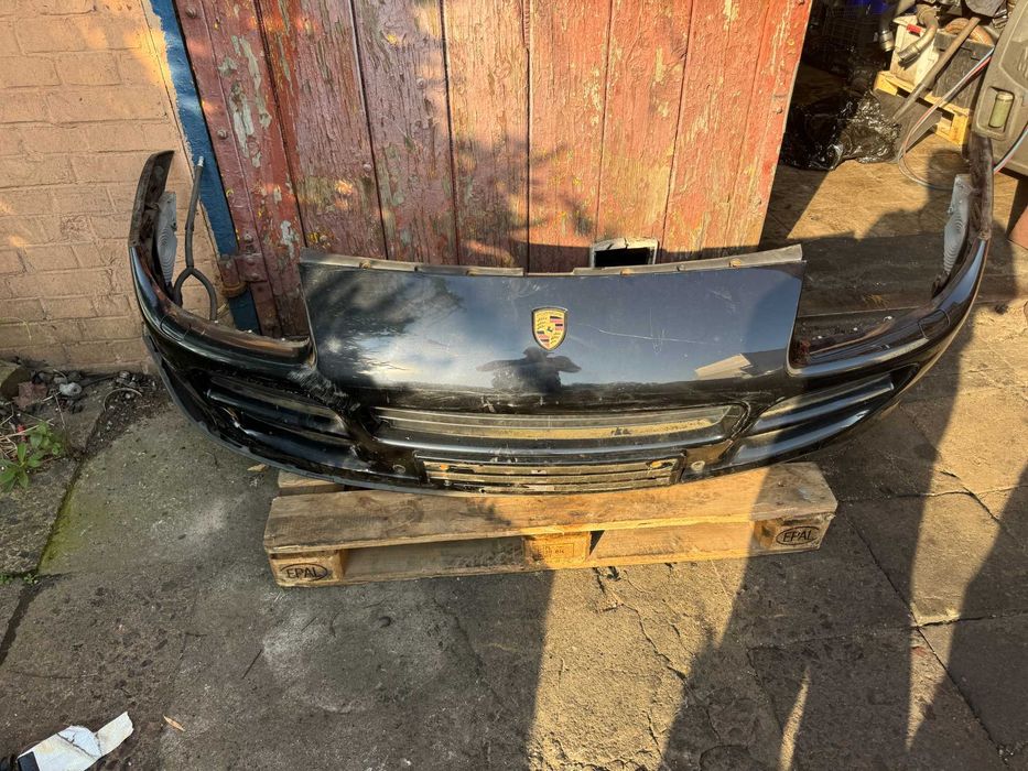 zderzak przód porsche cayenne 9pa pdc xenon kompletny
