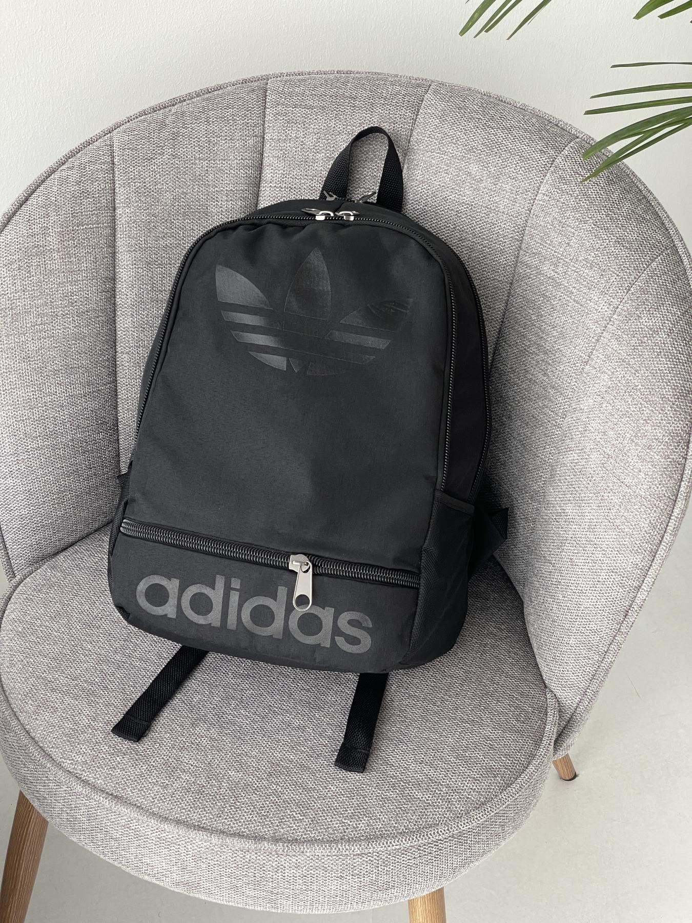 Повседневный городской рюкзак adidas, мужской черный портфель Адидас