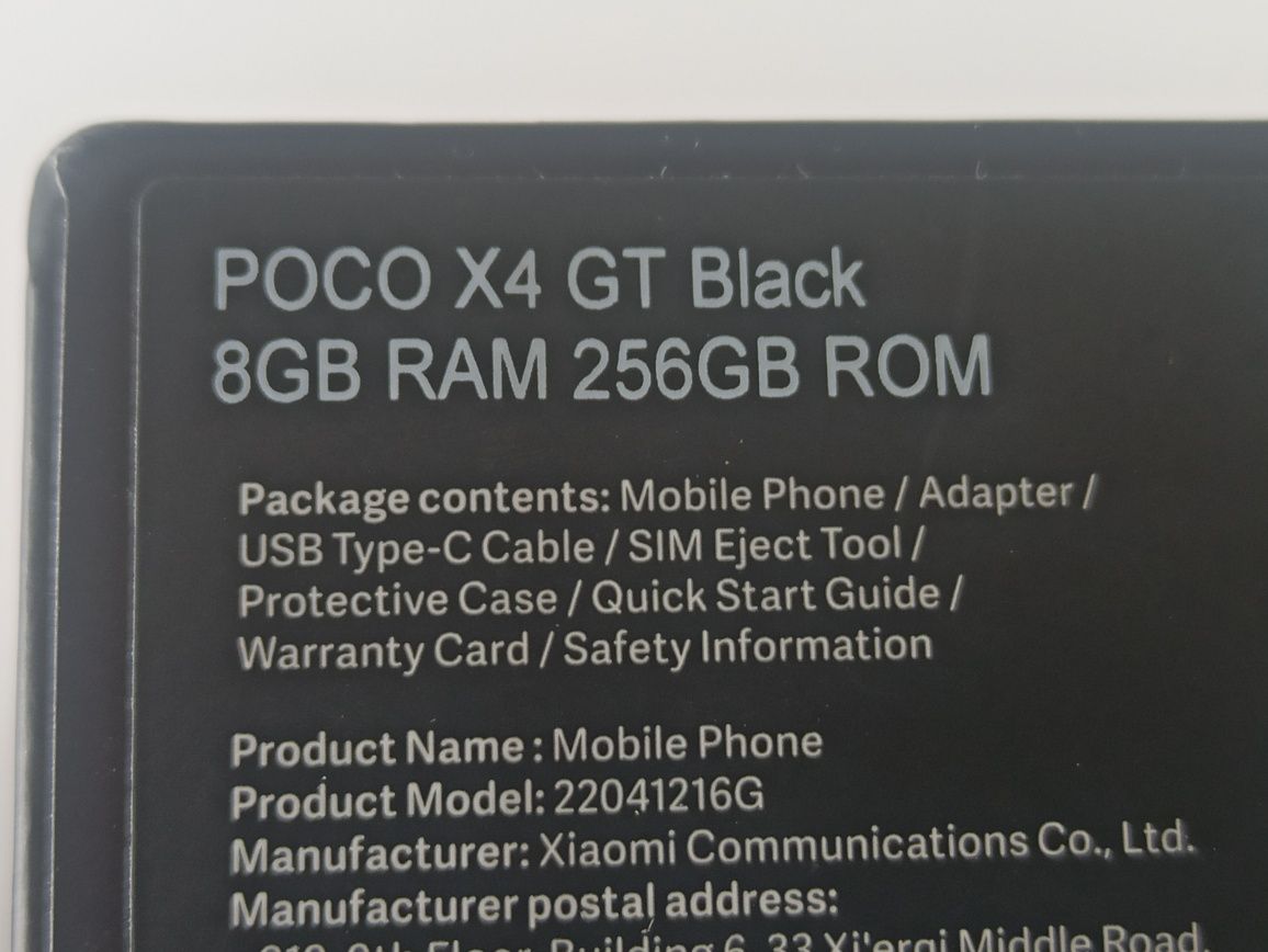 Smartfon POCO X4 GT