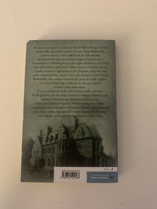 Livro - O cão dos Baskervilles Sherlock Holmes