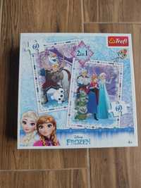 Puzzle Disney Frozen ELSA Kraina Lodu 2x60.szt Trefl