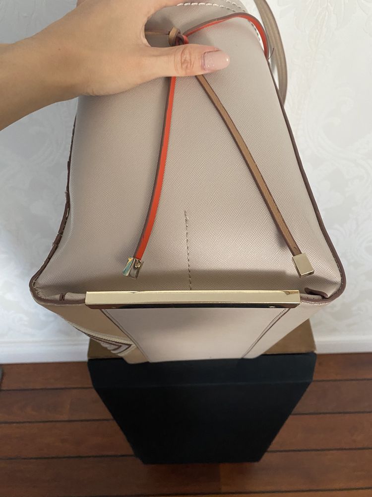 Piękna torba shopper River Island kolory Nude