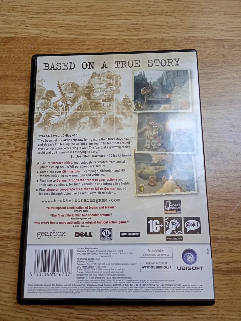 Gra Brothers In Arms na Pc
