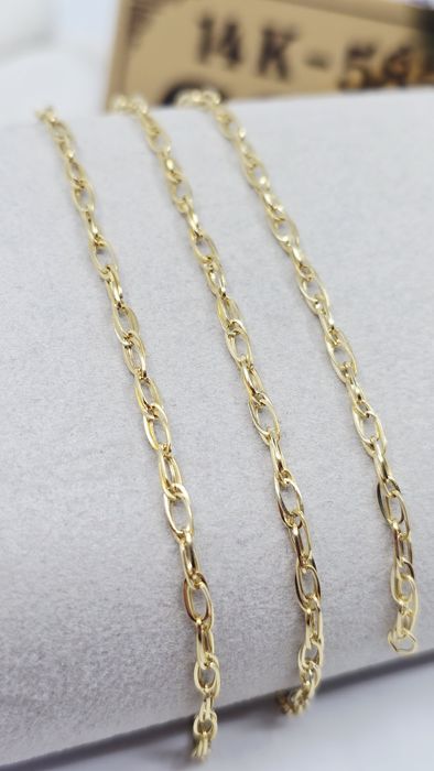 Złoty łańcuszek próba 585 14k