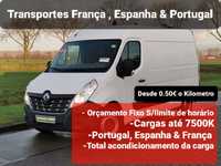 Transporte França,  Espanha & Portugal