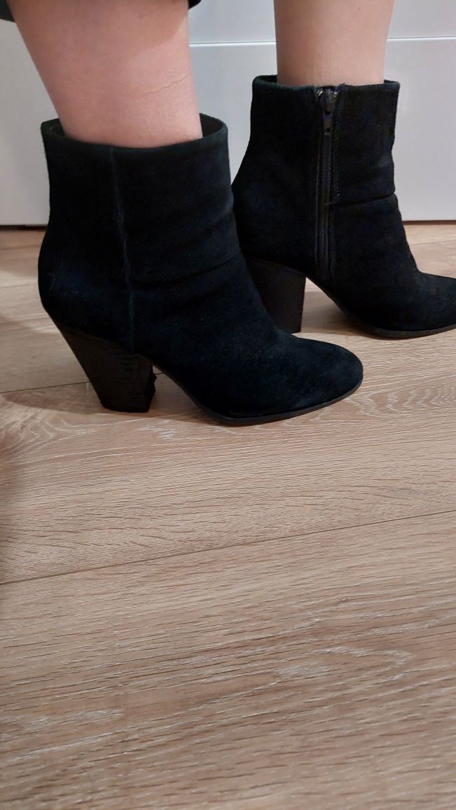 botki skórzane Nine West r. 39