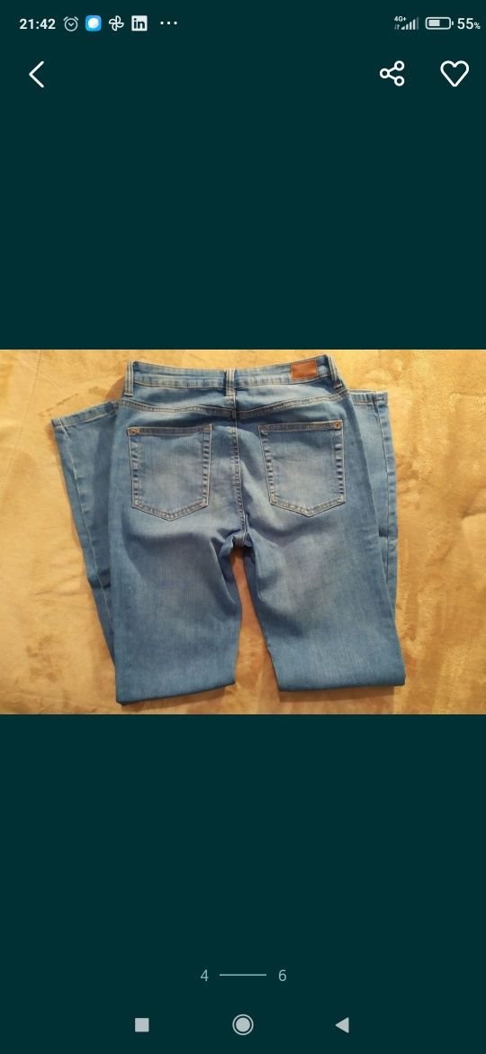 Jeans verão (finos) skinny (pernas justas) n° 38