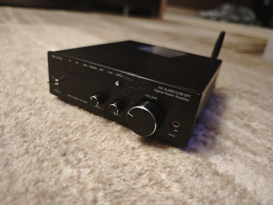 Wzmacniacz stereo AK-31116 opt bt USB 2x100W