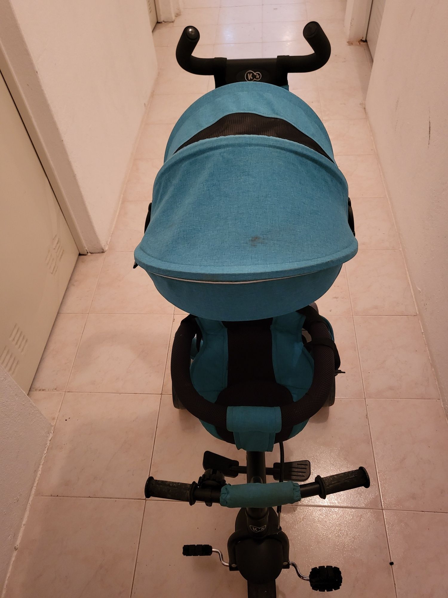 Kinderkraft Triciclo Aston, Cor Turquesa