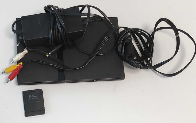 Konsola Playstation 2 slim zestaw adapter/konwerter