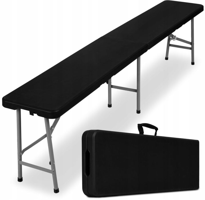 Ławka 180 cm Cateringowa Ogrodowa Składana Przenośna Turystyczna