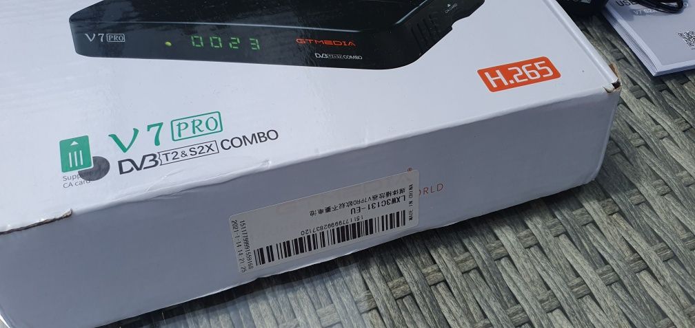 Dekoder DVBT Hevc GTMEDIA V7 Pro odbiornik satelitarny