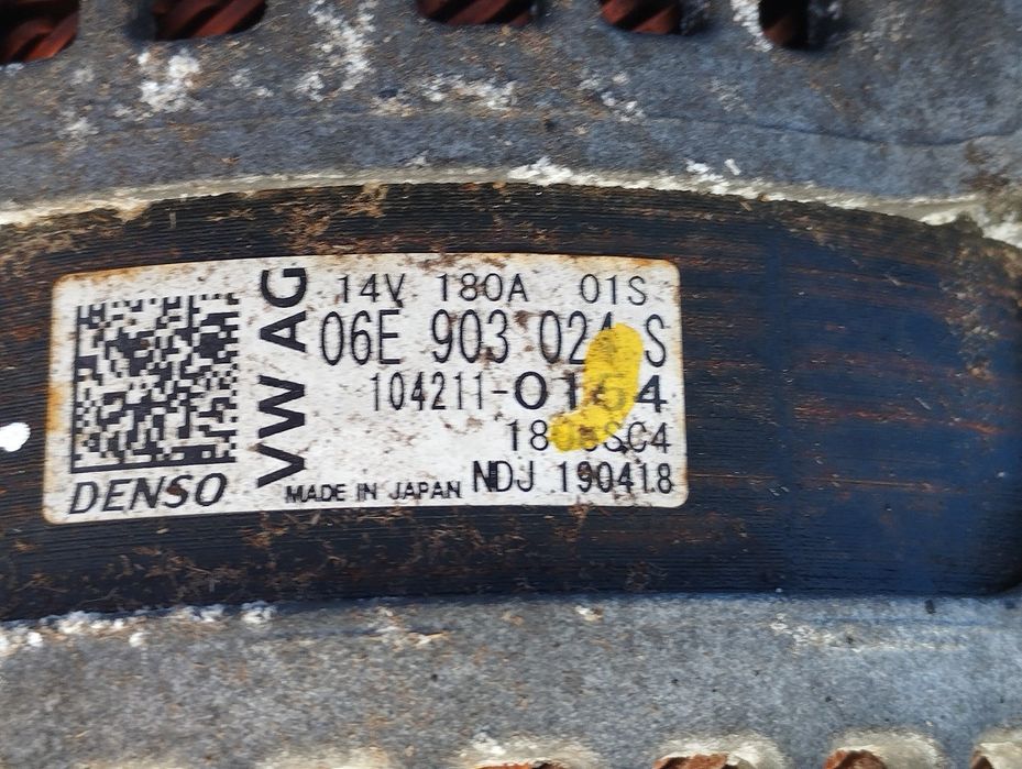 Генератор 06E903024S Audi Q7 4M 2015-2020 CREC 3.0 tfs Ауди Кю М