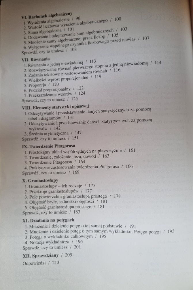 Matematyka zbiór zadań kl. 7 WSiP