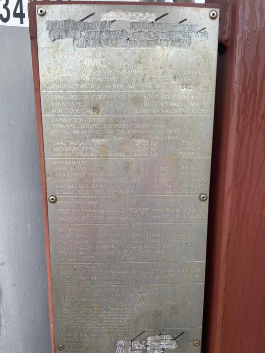 Zbiornik nierdzewny 25 000 l (inox) – z wężownicą grzewczą, izolowany