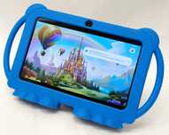 Tablet 7" ANDROID 14 niebieski dla dzieci 4GB/32GB etui gumowe NOWY