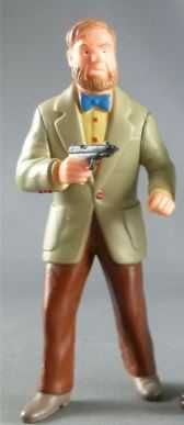 3 Figuras Blake Mortimer Plastoy em PVC