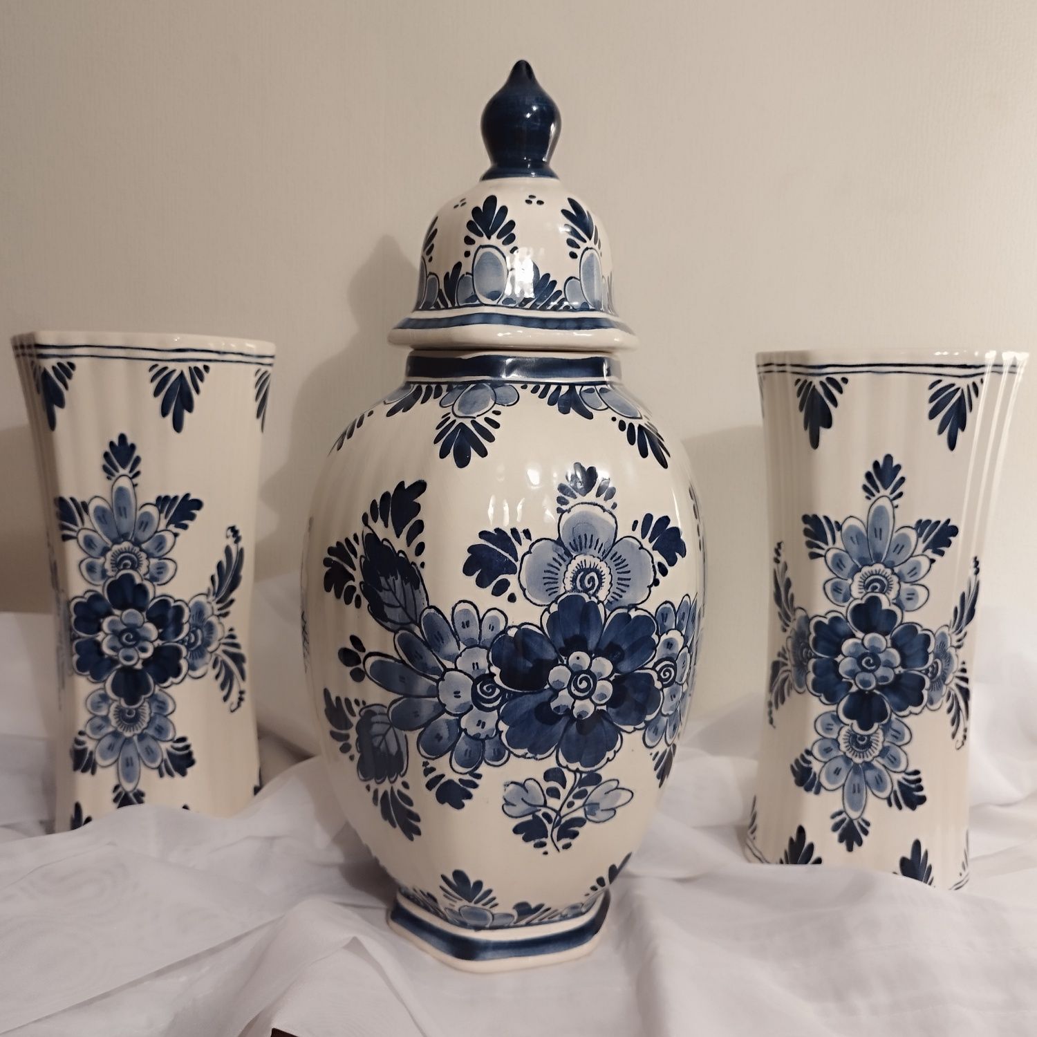 Wazon Porcelana Holenderska Delft