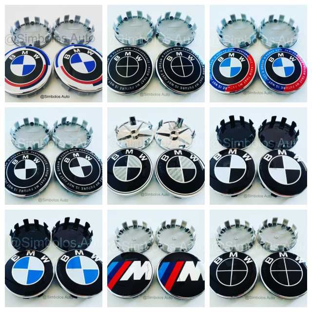 4 Centros de Jante | Emblemas | BMW
