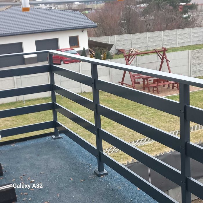 Balustrada balkonowa balustrady aluminiowe Barierki stali nierdzewnej
