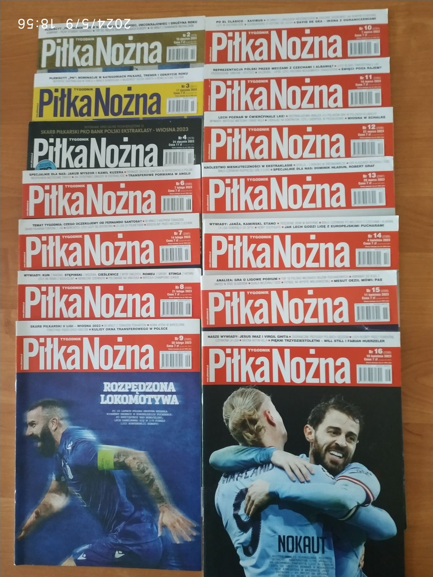 Tygodnik Piłka Nożna z lat 2021-24 - zestaw 80 numerów