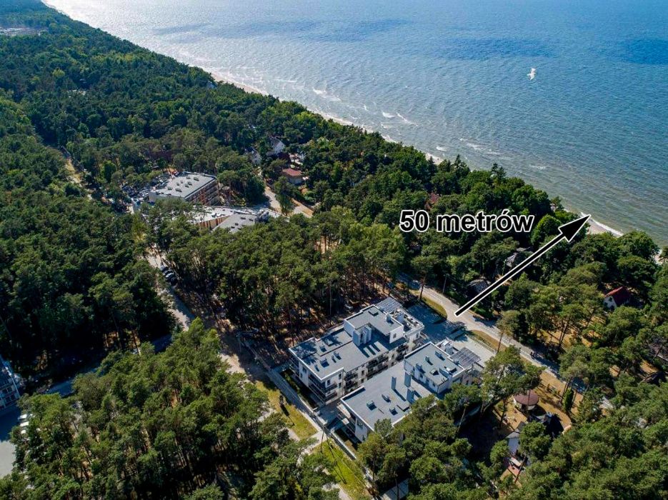 Apartament 2 pok. POBIEROWO ul.Grunwaldzka 50 m. do morza Z OGRÓDKIEM