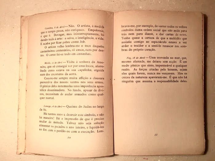MIGUEL TORGA - 1a edição - Diário V - 1951