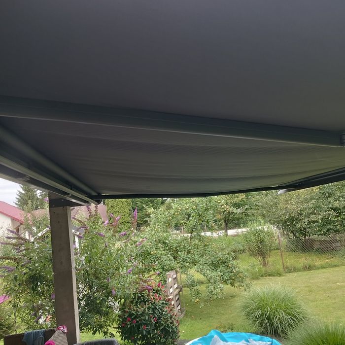 Markiza tarasowa z napędem Antracyt 5 x 3 m NATERIAL