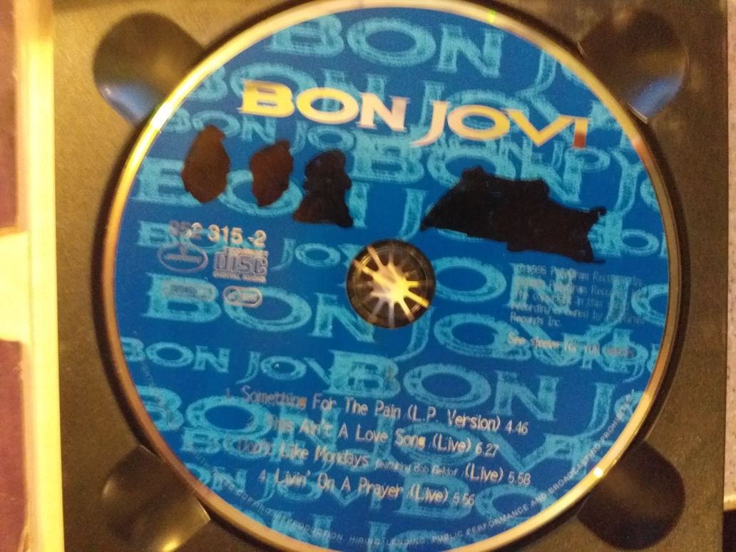 MaxiCD Bon Jovi Something for the Pain 1995 Mercury digipack