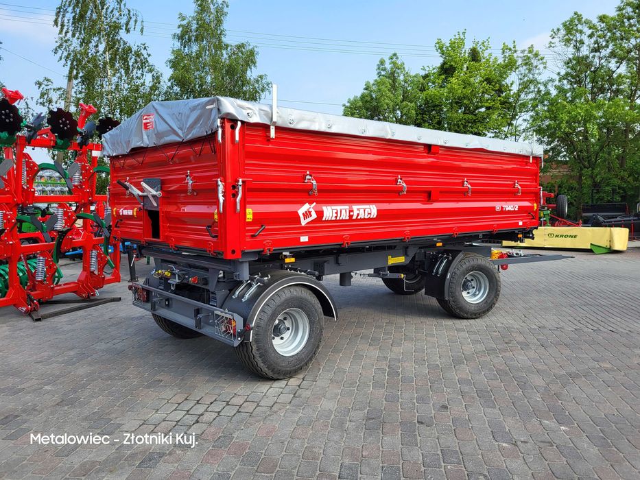 NA placu!!! Przyczepa paletowa T940/2 6ton Metal-Fach plandeka balkon