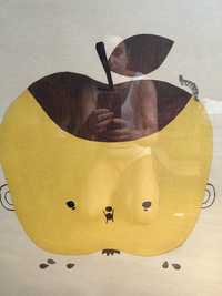 Grafika Plakat do pokoju dziecka Jabłko  Fine Little Day 50x70