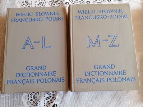 Wielki  Słownik  Francusko-Polski ll  Tomy 1980 PRL