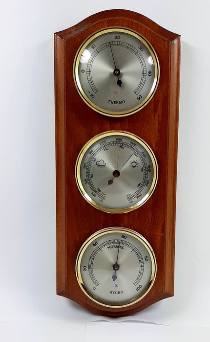 Stacja pogody meteorologiczna, termometr barometr higrometr