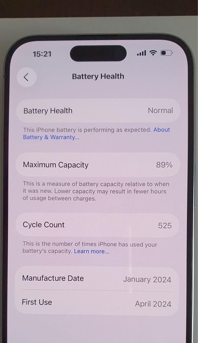 iPhone 15 Pro 256GB Titânio — Impecável, Garantia até 2027