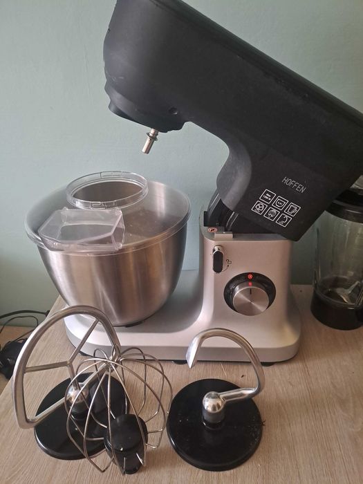 Mikser planetarny Hoffen 1200W z blenderem i misą 6 l ( uszkodzony ?)
