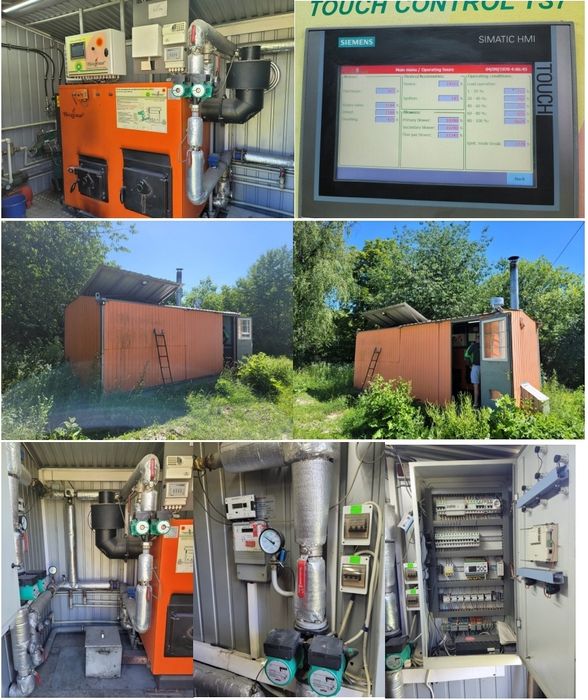 Котел німецький,модульна котельня,(транспортабельний в контейне