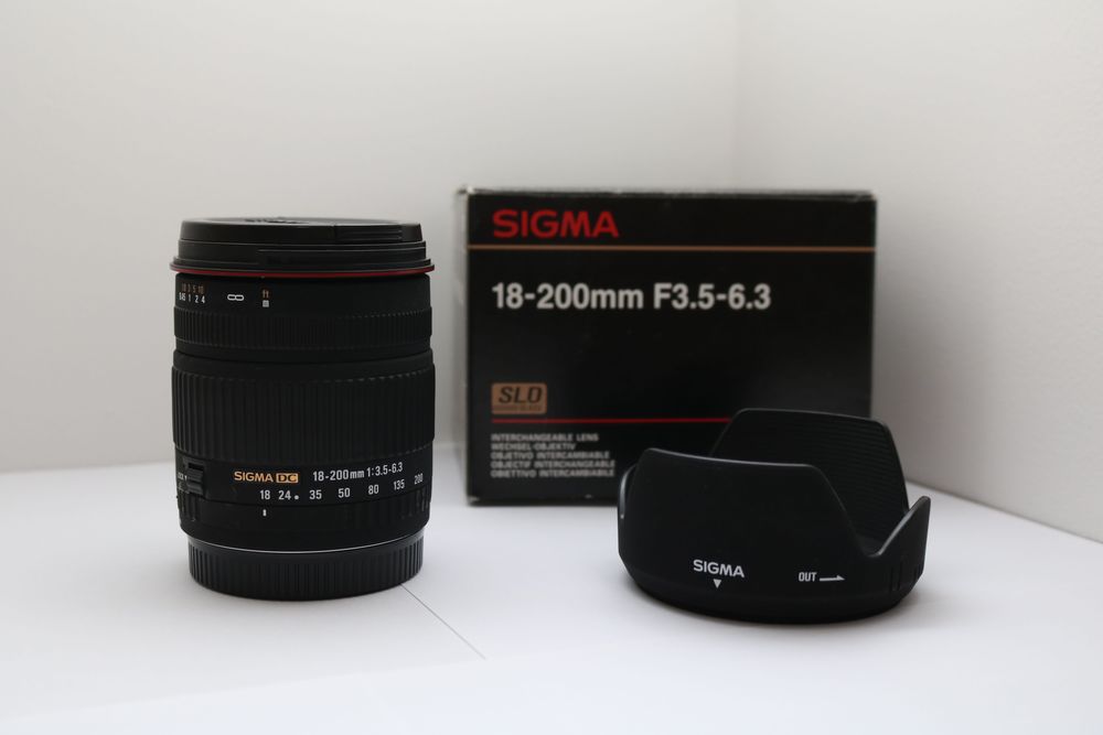 SIGMA DC 18-200 F3.5-6.3 para CANON